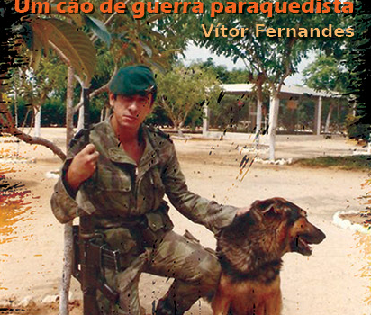 kali, um cão de guerra paraquedista